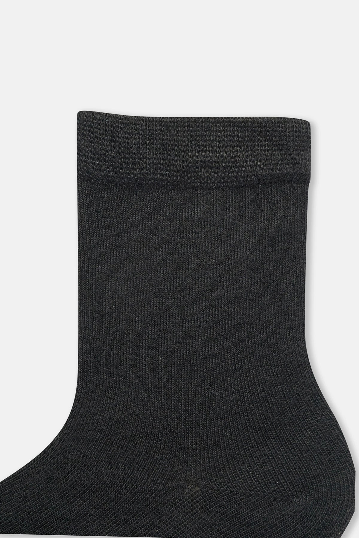 Gri Melanj Kız Çocuk Modal Çorap 2'Li