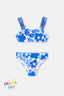 Mavi - Beyaz Bikini Takım