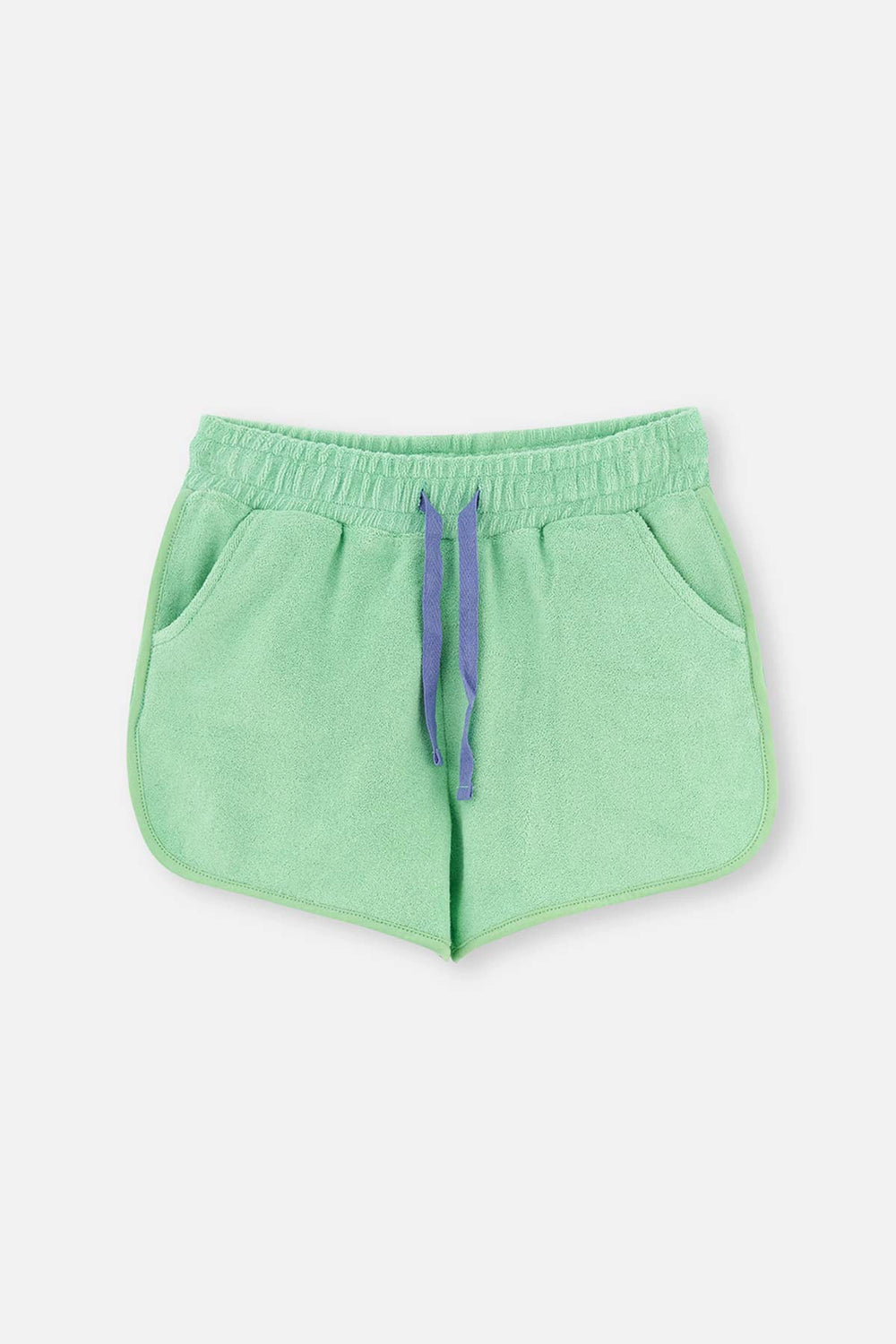 Yeşil Kız Çocuk Havlu Şort