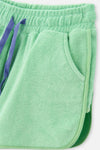 Yeşil Kız Çocuk Havlu Şort