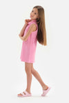 Pembe Kız Çocuk Havlu Elbise