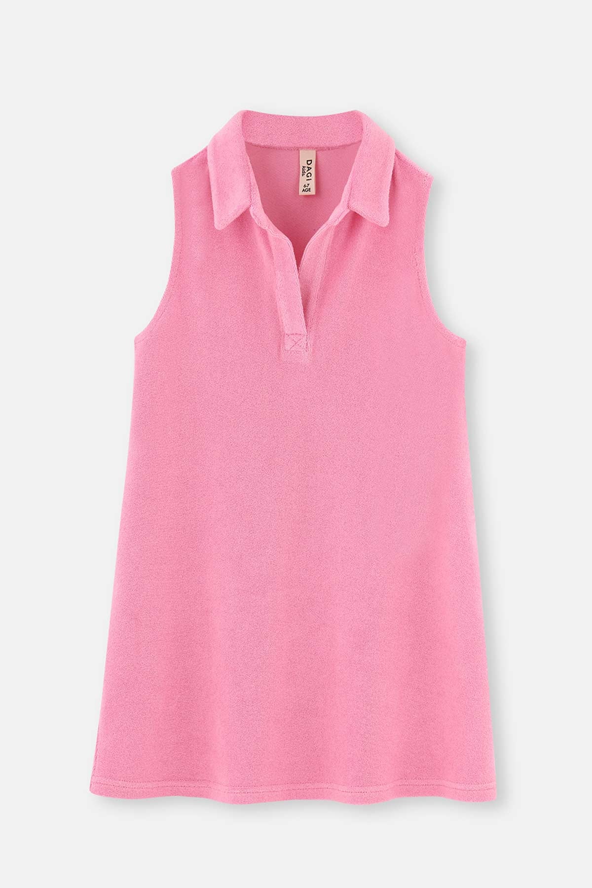 Pembe Kız Çocuk Havlu Elbise