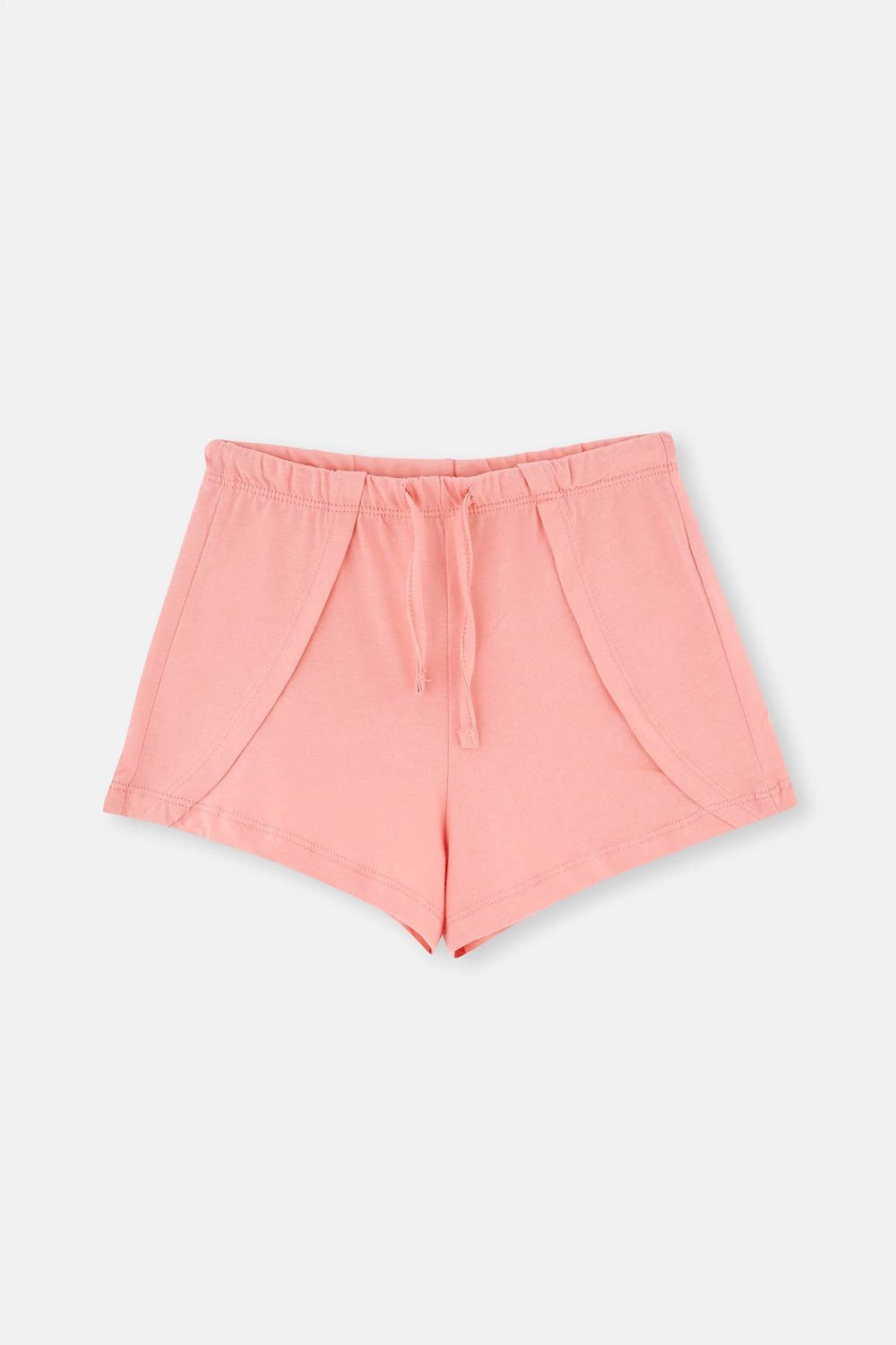 Beyaz Çiçek Desenli Örme Atlet Şort Pijama Takımı