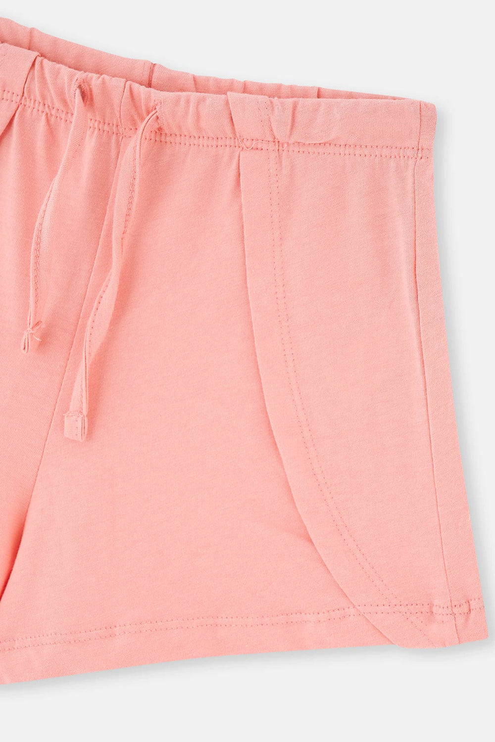 Beyaz Çiçek Desenli Örme Atlet Şort Pijama Takımı