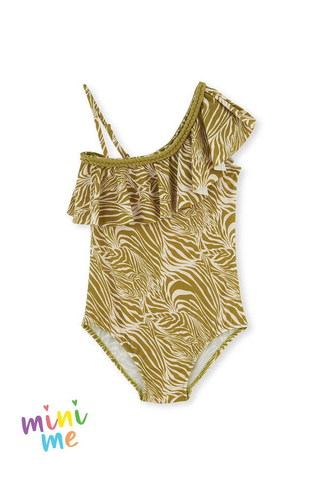 Yeşil Kız Çocuk Mayo