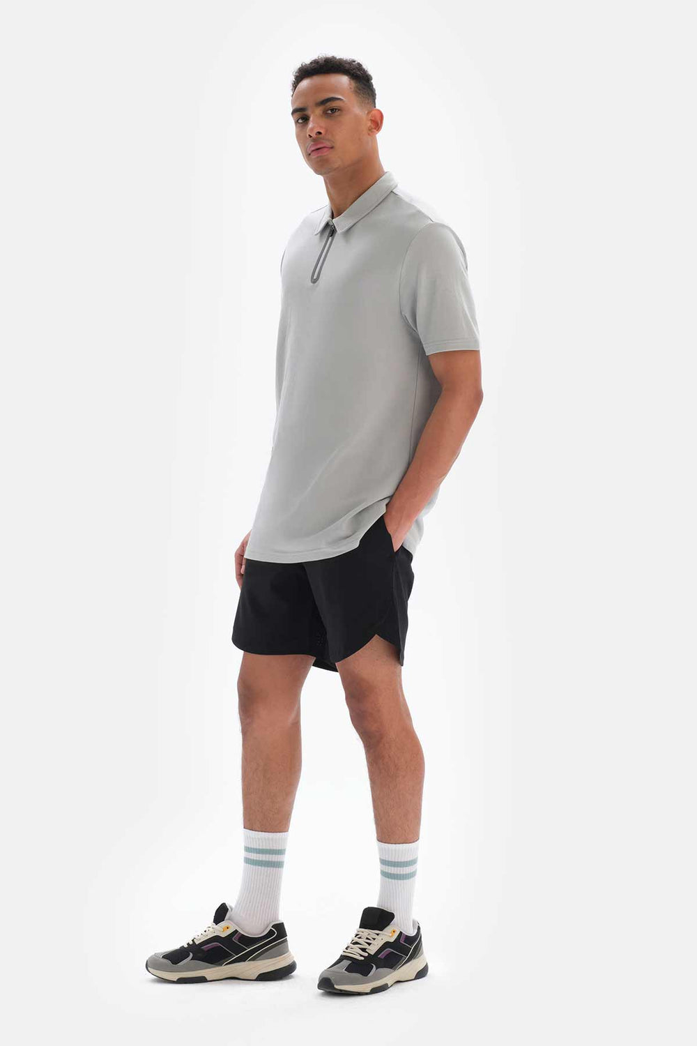 Gri Dagi Active Kısa Kol Polo Yaka T-Shirt