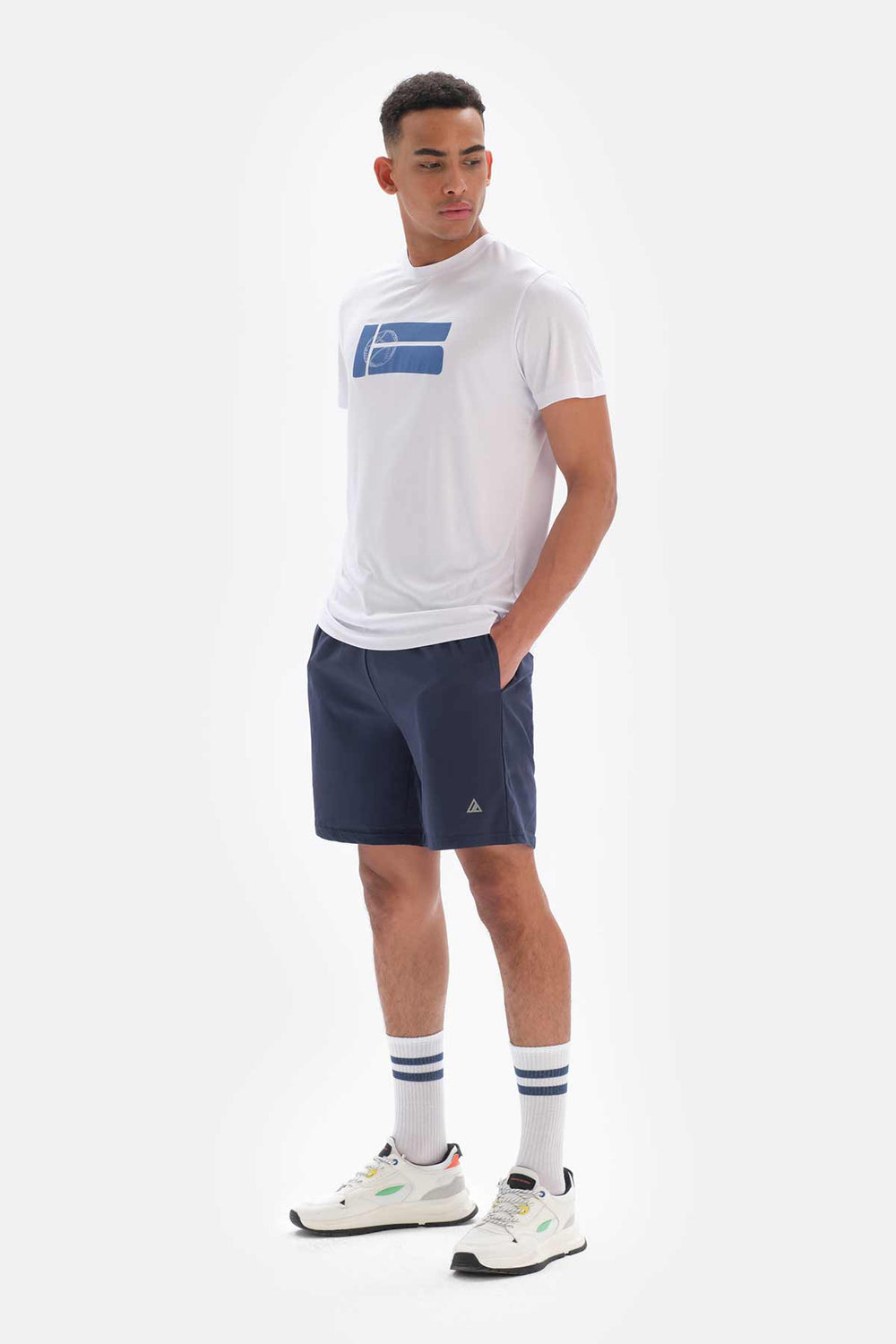 Beyaz Dagi Active is Topu Baskılı T-Shirt