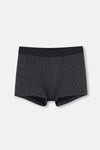 Siyah Desenli Boxer