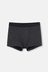 Siyah Desenli Boxer