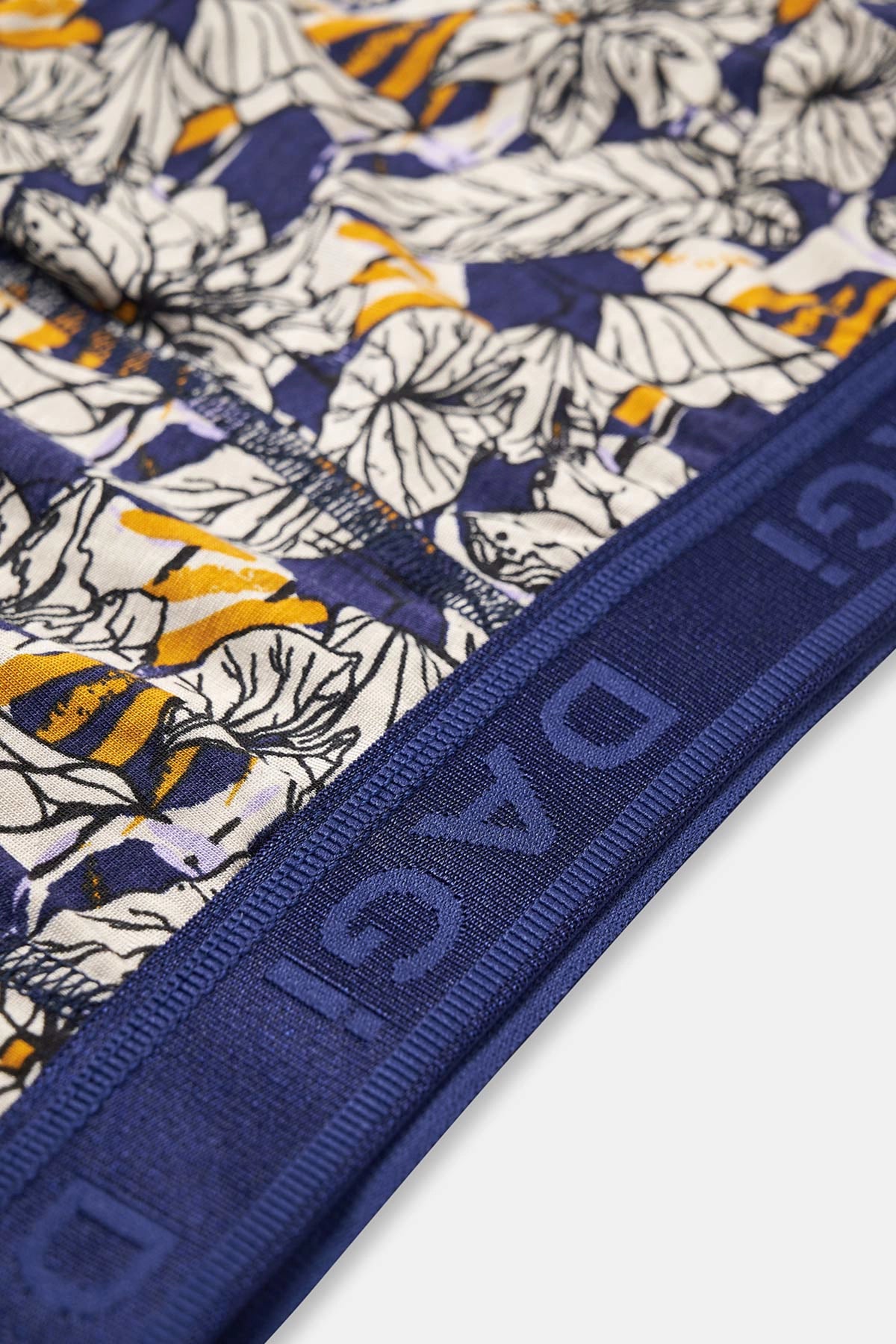 Lacivert Desenli Boxer