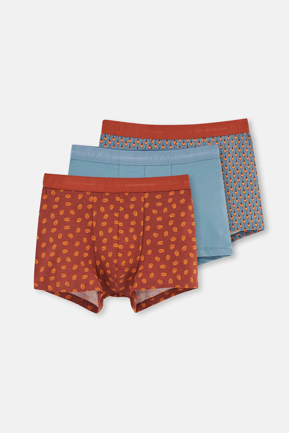 Mavi D-Man 3'Lü Pamuk Boxer