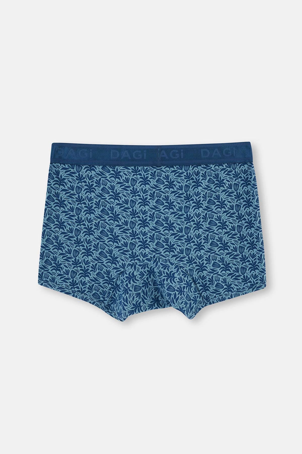 Lacivert D-Men Modal Desenli 2'li Boxer