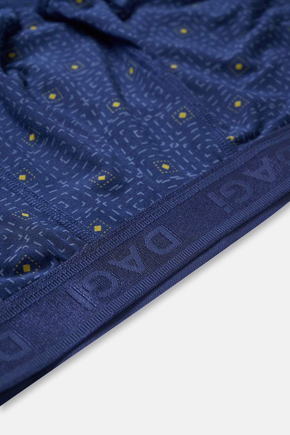 Lacivert Micro Modal Desenli 3'lü Boxer