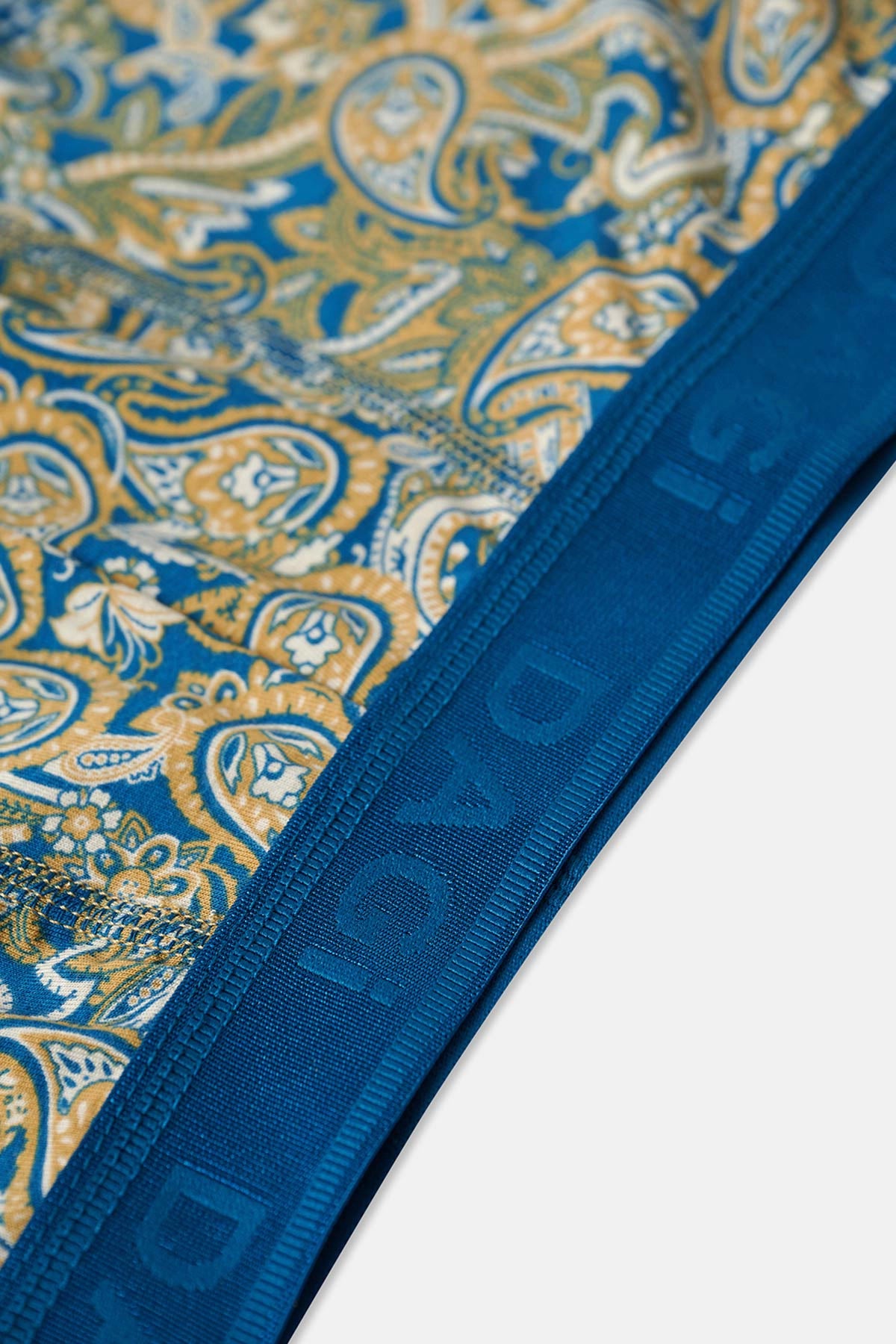 Yeşil Micro Modal Desenli 3'lü Boxer