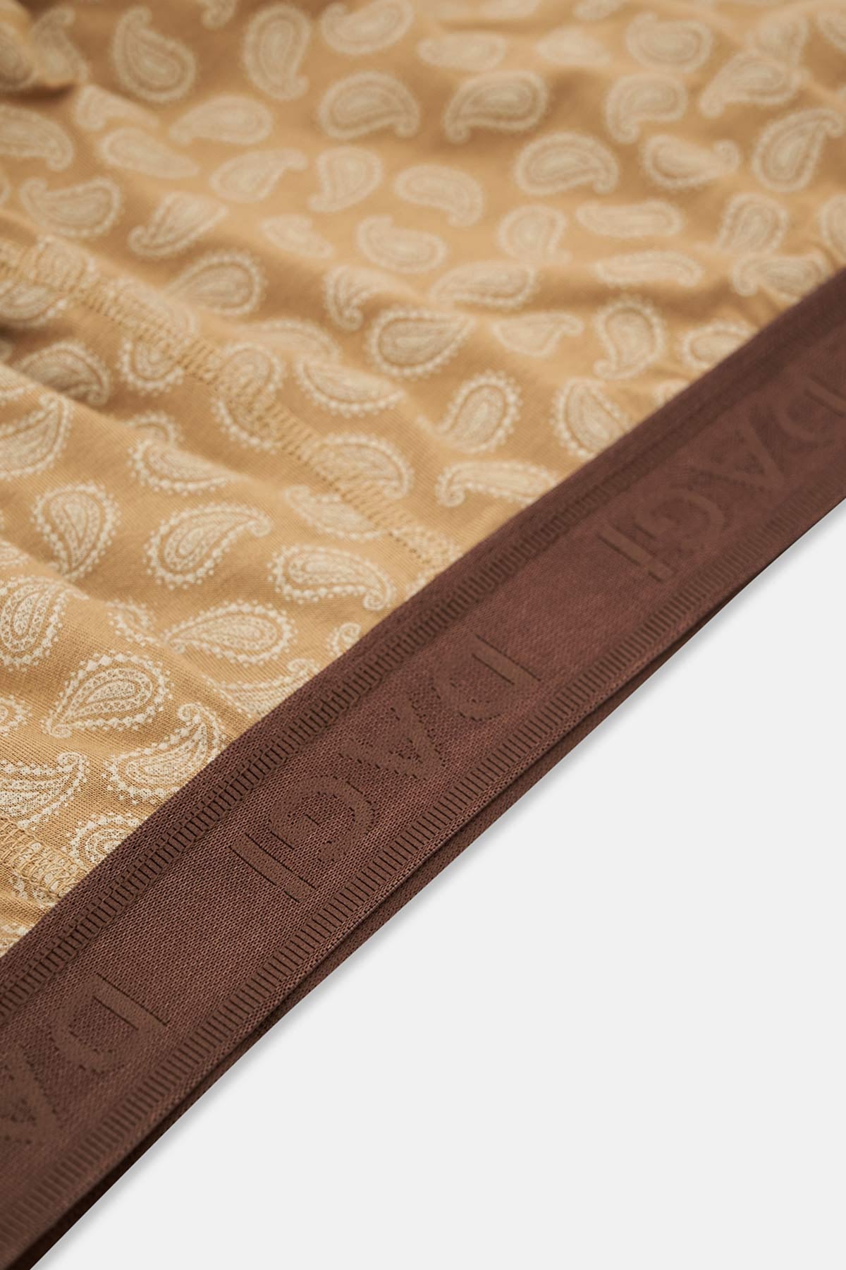 Kahverengi Micro Modal Desenli 3'lü Boxer