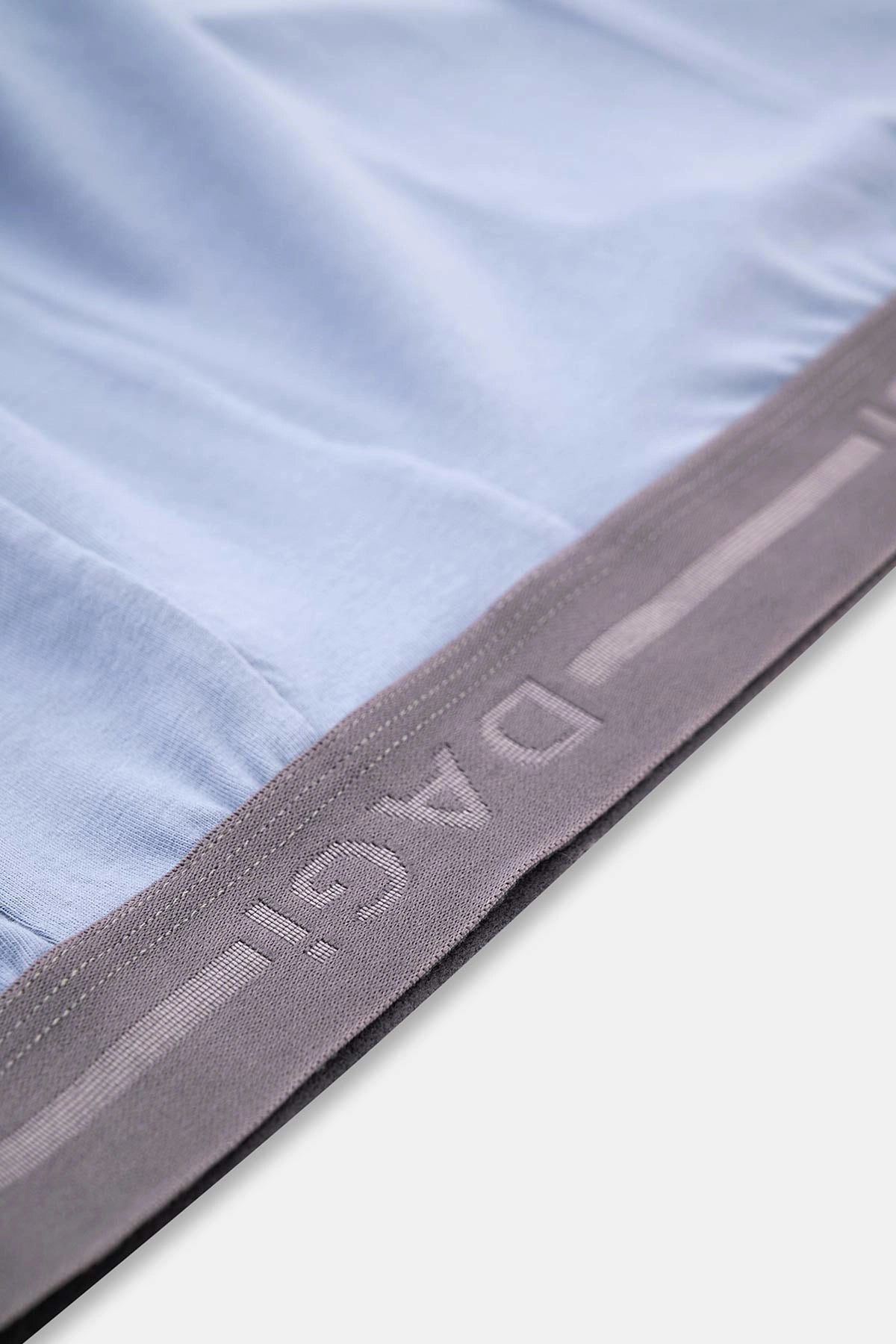 Mavi-Pembe Pamuk 3'lü Boxer