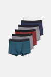 Multicolor Basic Pamuk 5'li Boxer