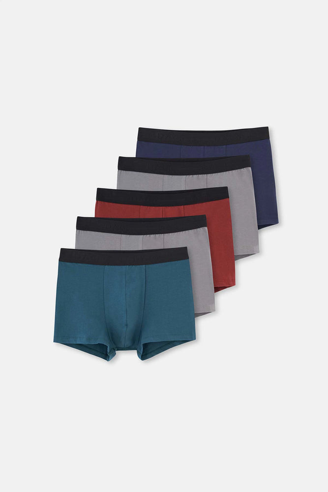 Multicolor Basic Pamuk 5'li Boxer