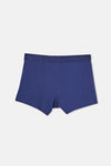 Lacivert Pamuk Düz Boxer