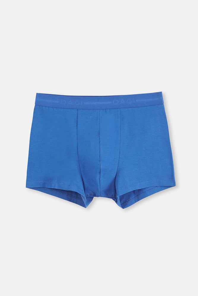 Indigo Pamuk Düz Boxer