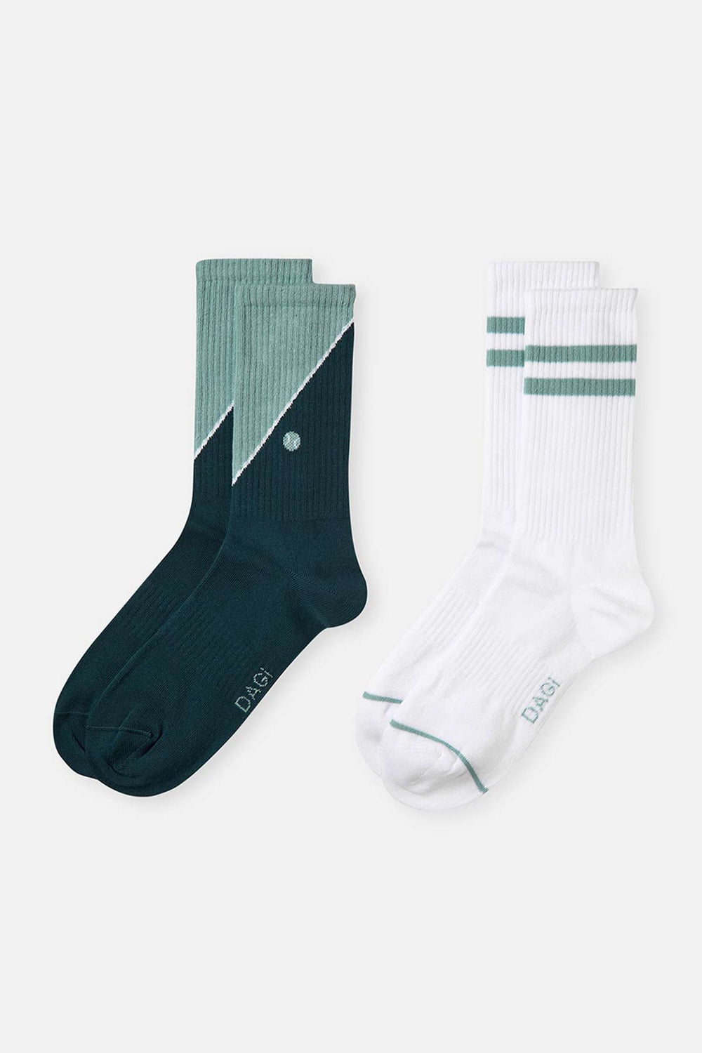 Petrol-Beyaz Petrol- Erkek 2'Li is Çorap