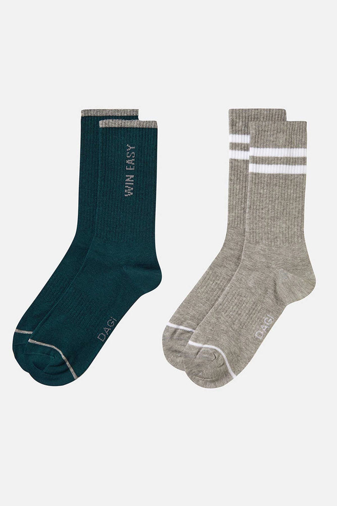 Petrol-Grimelanj Petrol- Erkek 2'Li Play Hard Çorap