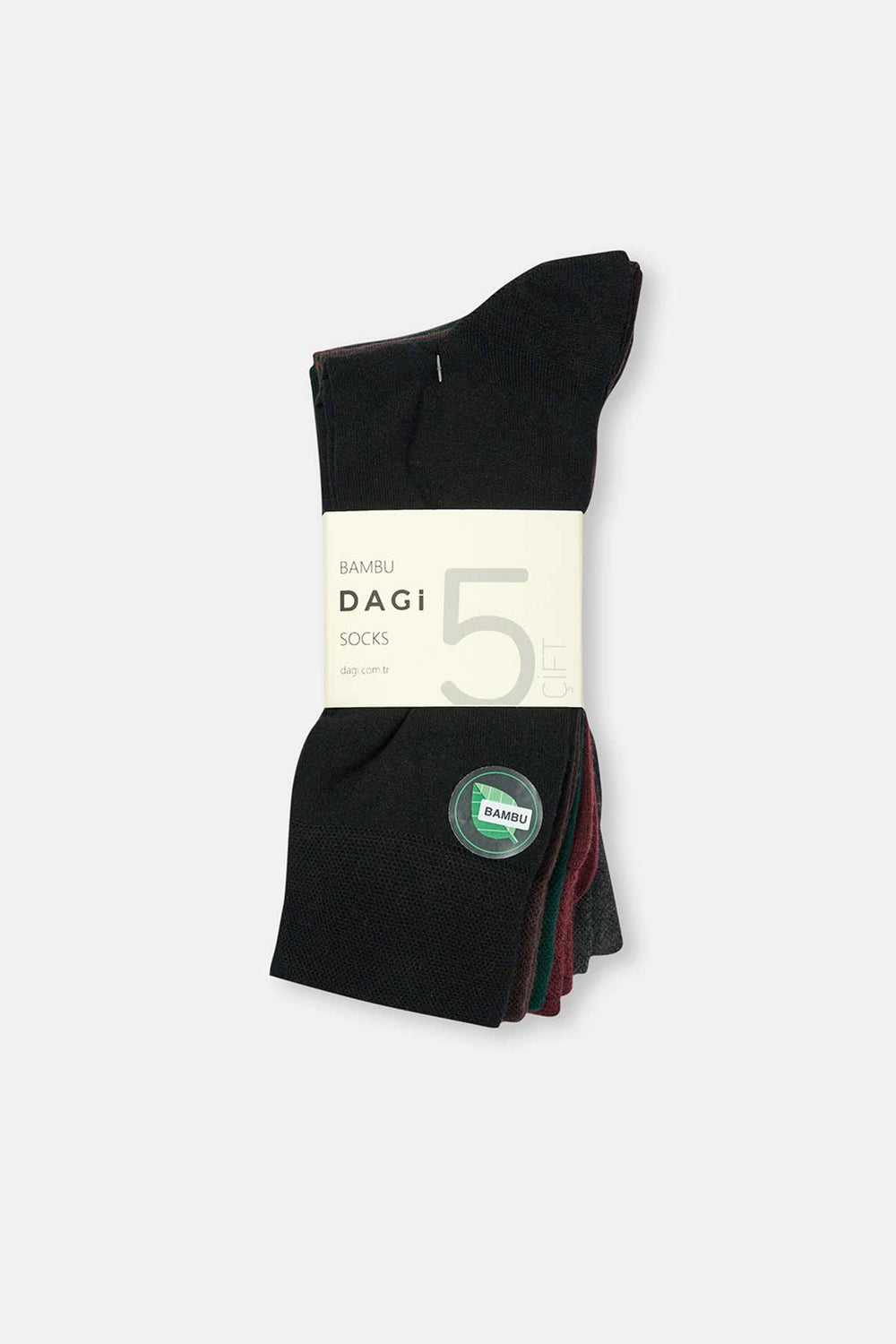 Karışık Karışık Erkek 5'li Bambu Set Çorap