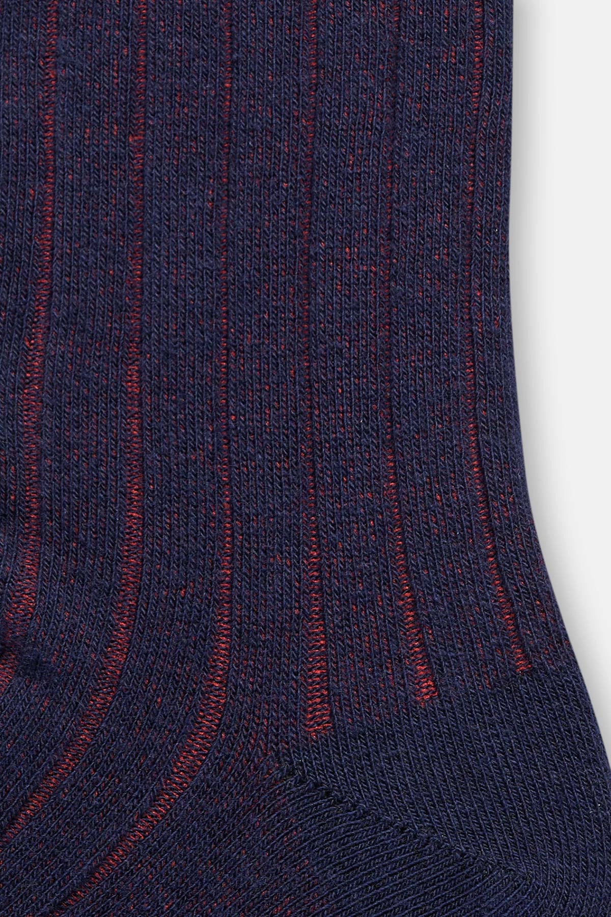 Lacivert Erkek Çift Silindir Pamuklu Çorap