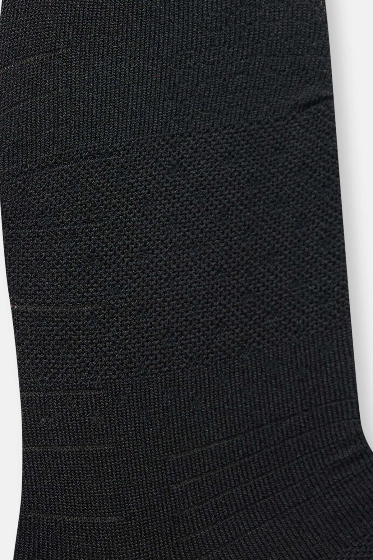 Siyah Erkek Düz Spor Çorap 2'Li