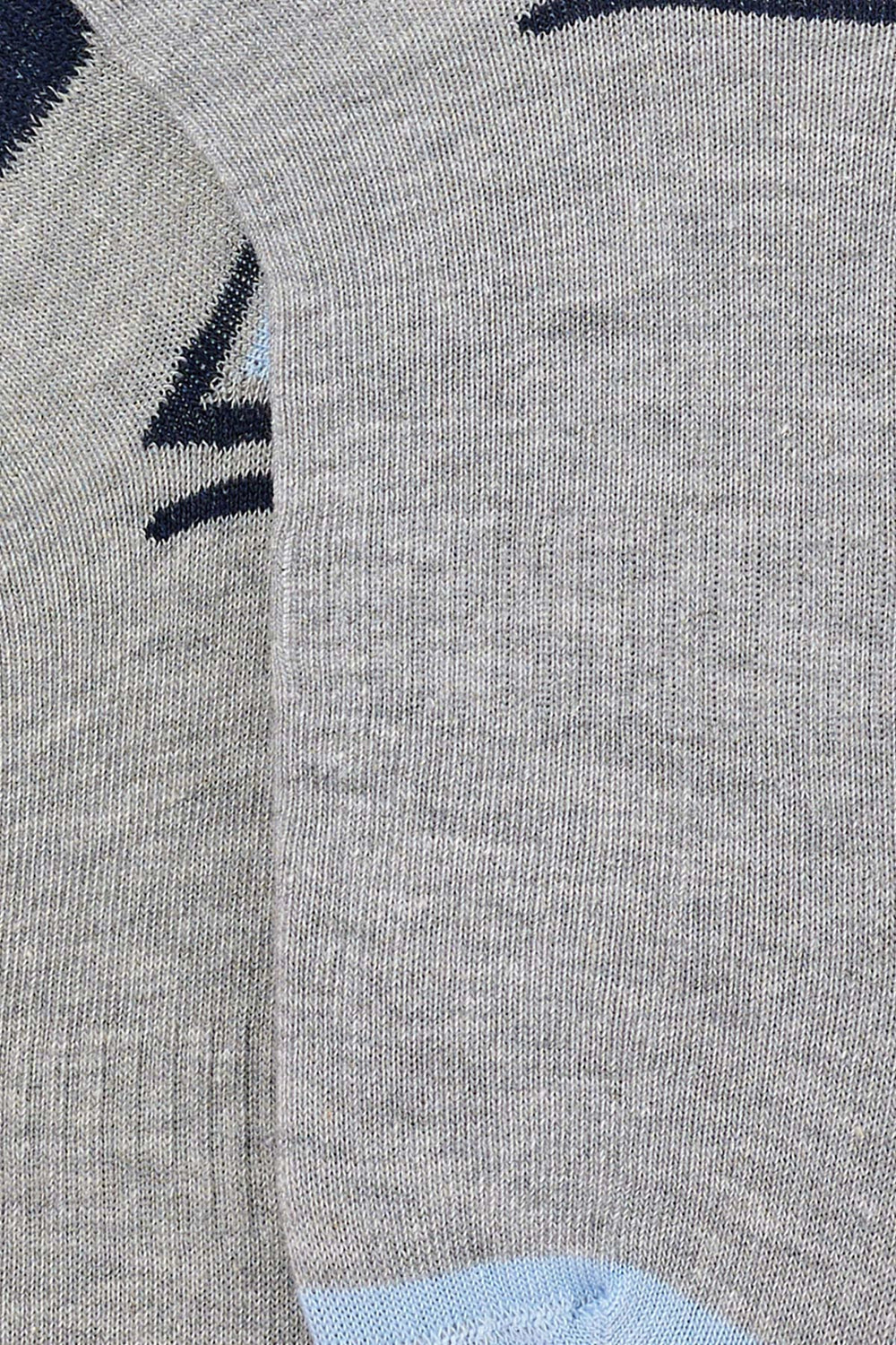 Mavi Erkek Çizgili Spor Çorap 2'Li