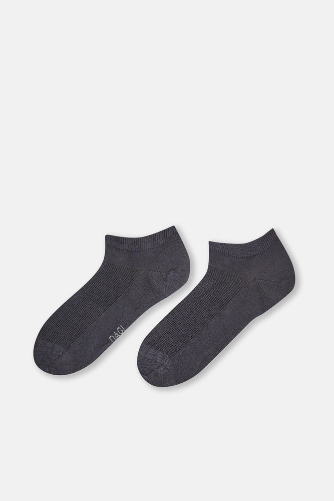 Antrasit Erkek Bambu Patik Çorap