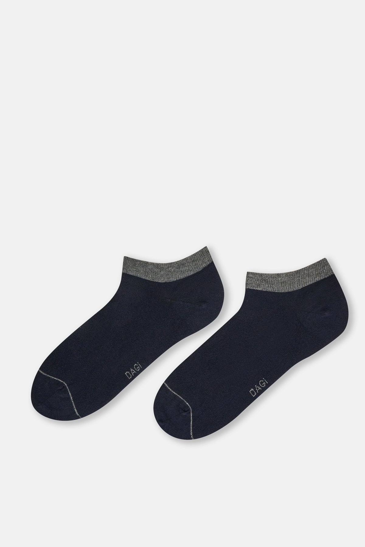 Koyu Indigo Erkek 2'Li Patik Çorap