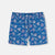 Turkuaz Caretta Desenli Orta Deniz Şortu