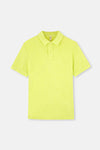 Neon Yeşil Havlu Polo Yaka Tişört
