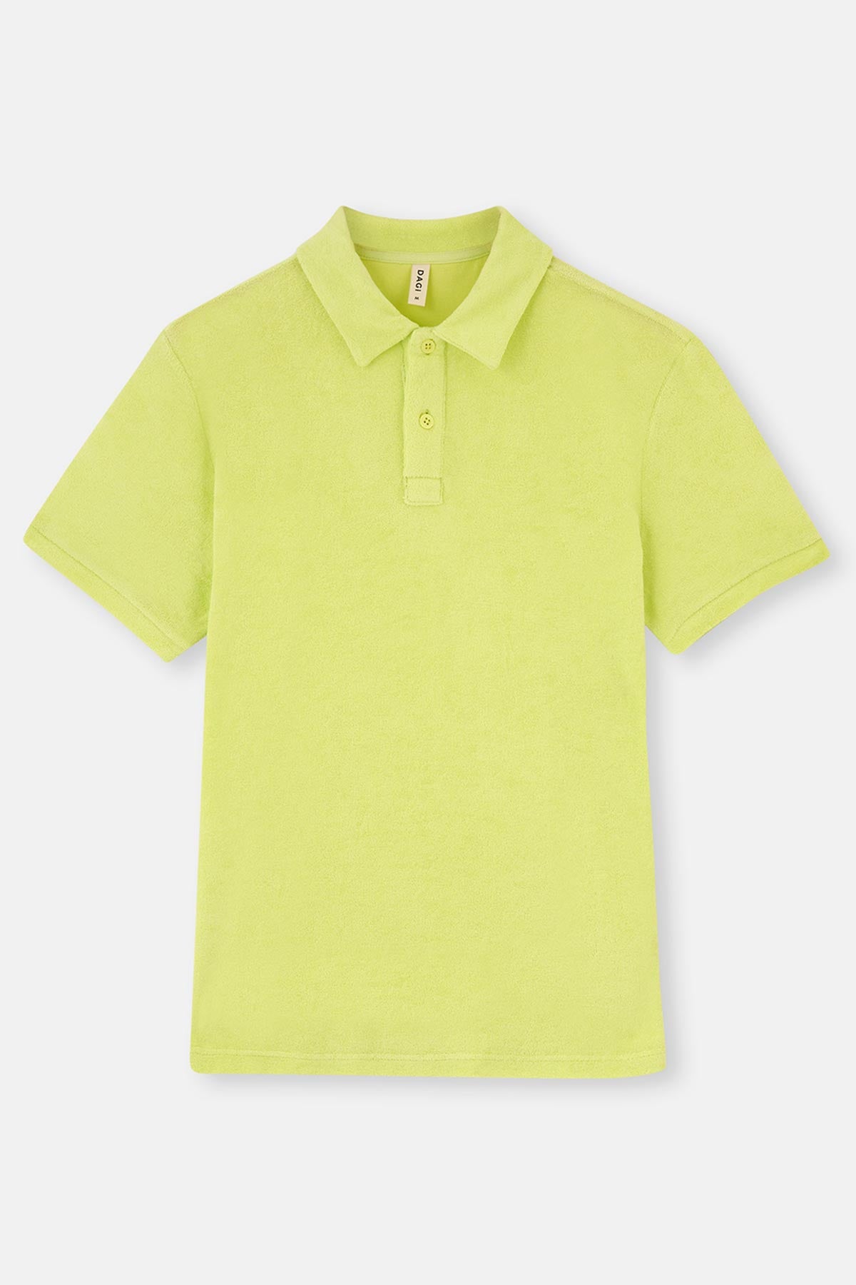 Yeşil Havlu Polo Yaka Tişört