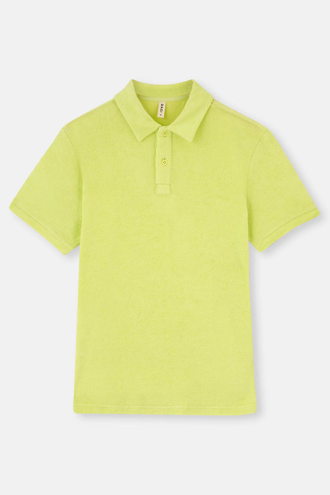 Yeşil Havlu Polo Yaka Tişört