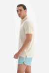 Ekru Pike Polo Yaka T-Shirt