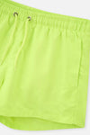 Neon Yeşil Micro Kısa Düz Şort