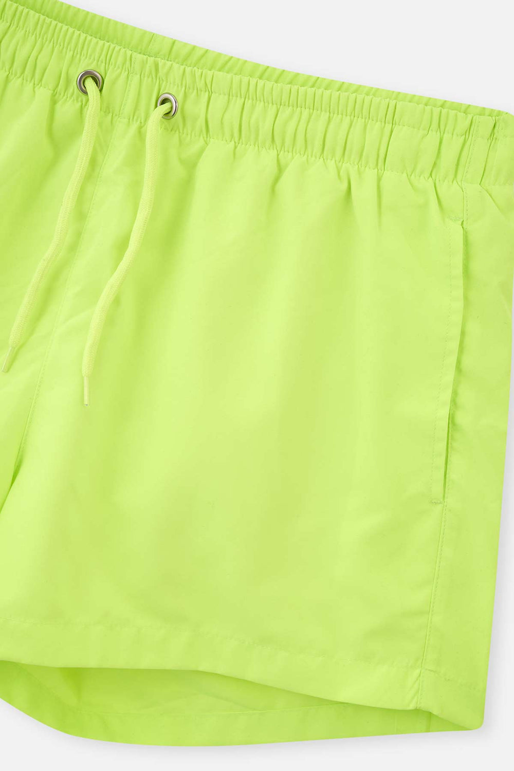Neon Yeşil Micro Kısa Düz Şort