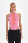 Pembe Dagi Active Kadın Bodysuit Fermuarlı