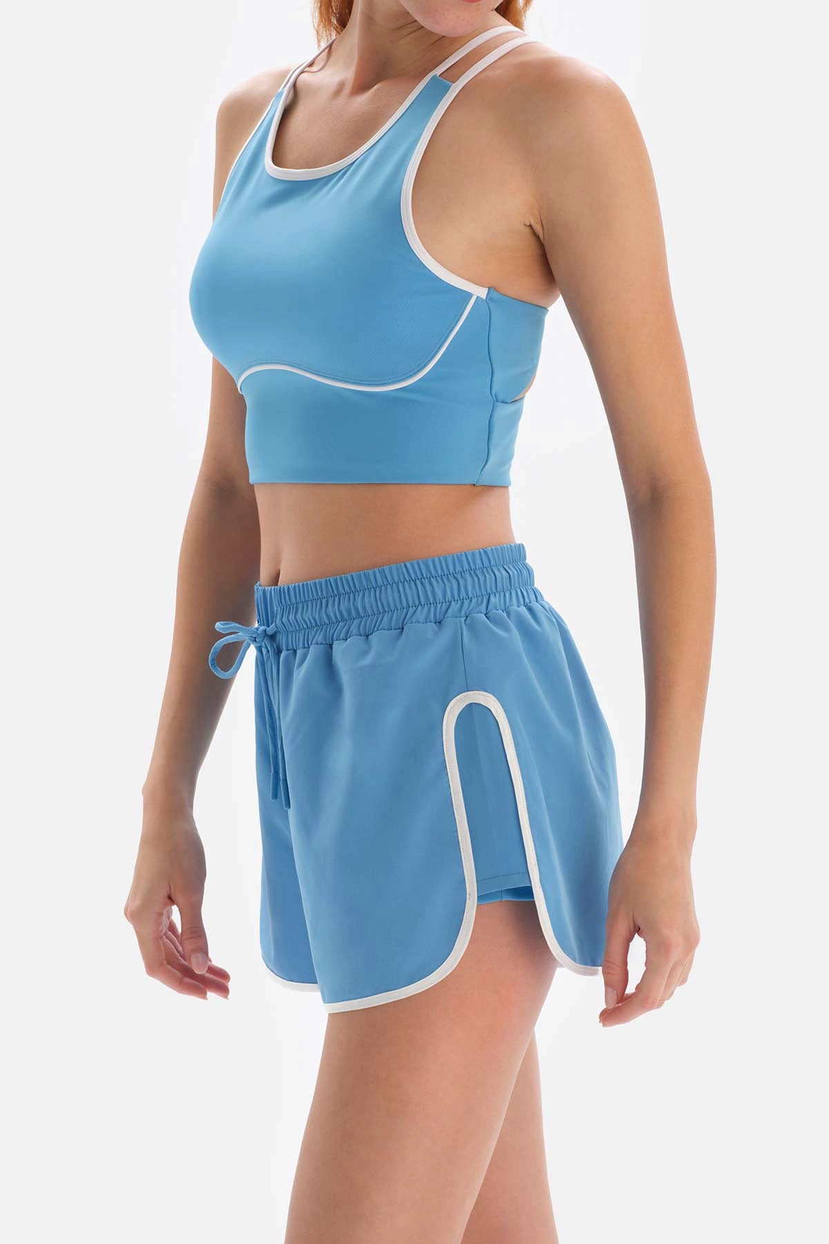 Açıkmavi Dagi Active Sırt Dekolteli Sporcu Sütyeni