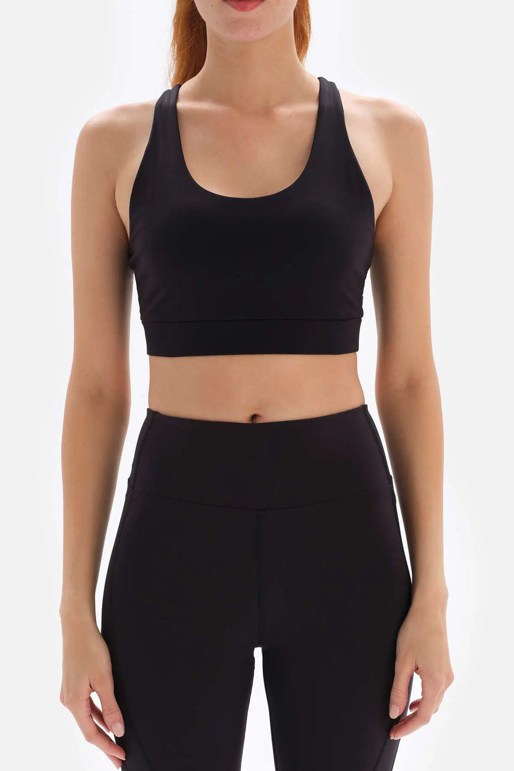 Siyah Dagi Active Çapraz Sırt Askılı Sporcu Sütyeni
