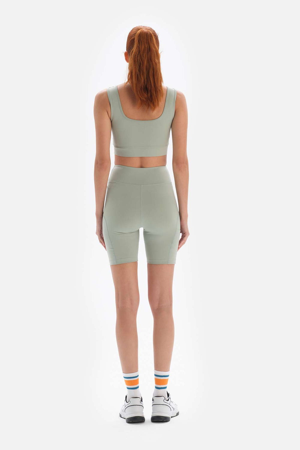 Mint Yeşili Dagi Active Mint i Cepli Biker Tayt