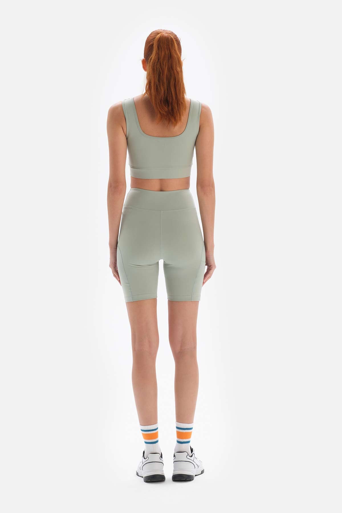 Mint Yeşili Dagi Active Mint i Cepli Biker Tayt