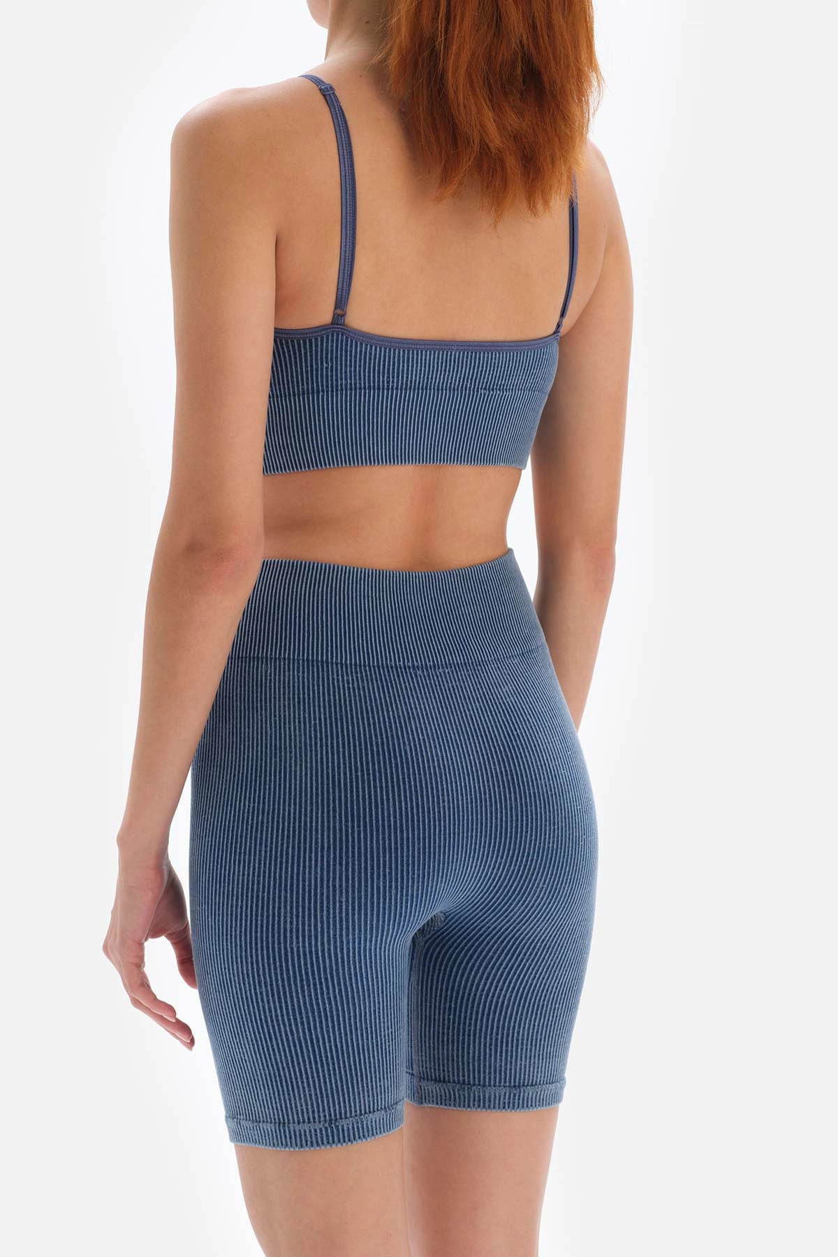 Indigo Dagi Active Seamless Biker Spor Tayt