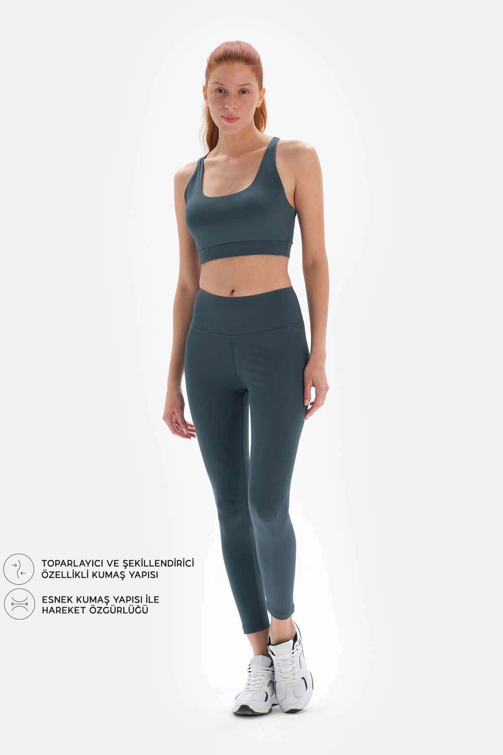 Petrol Dagi Active Kadın Uzun Tayt
