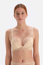Bej Dantel Detaylı Balensiz Sütyen
