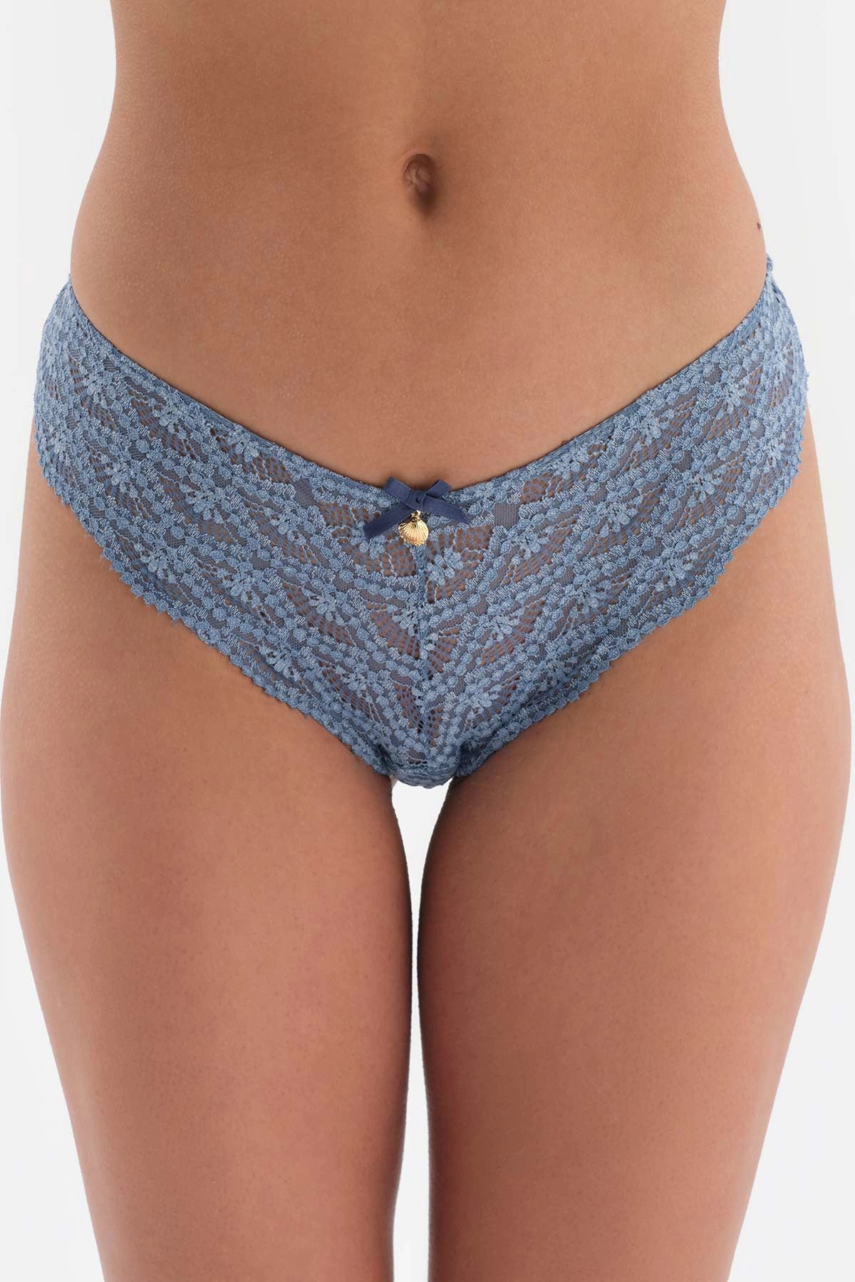 Mavi Aksesuar Detaylı Dantelli Sütyen