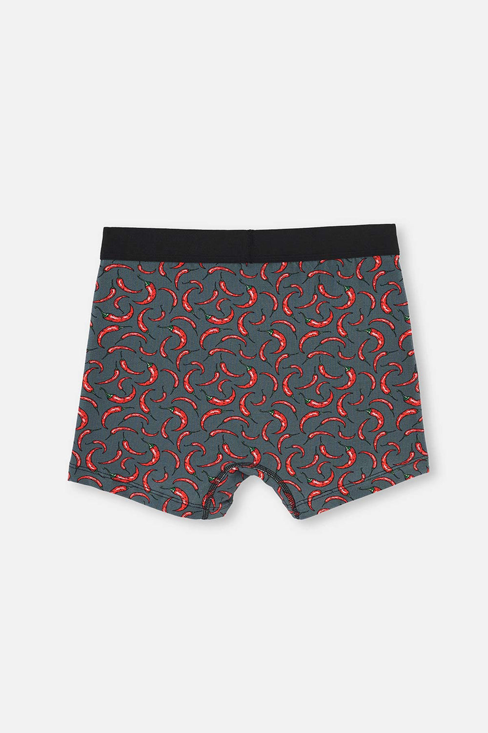 Siyah Biber Desenli Pamuklu Boxer