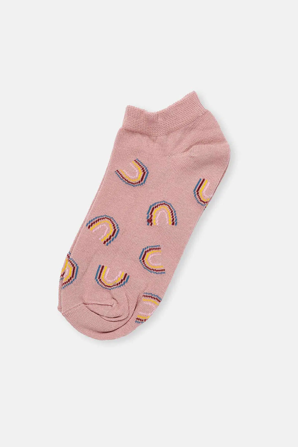 Karışık Karışık Kadın 4'lü Desenli Patik Çorap